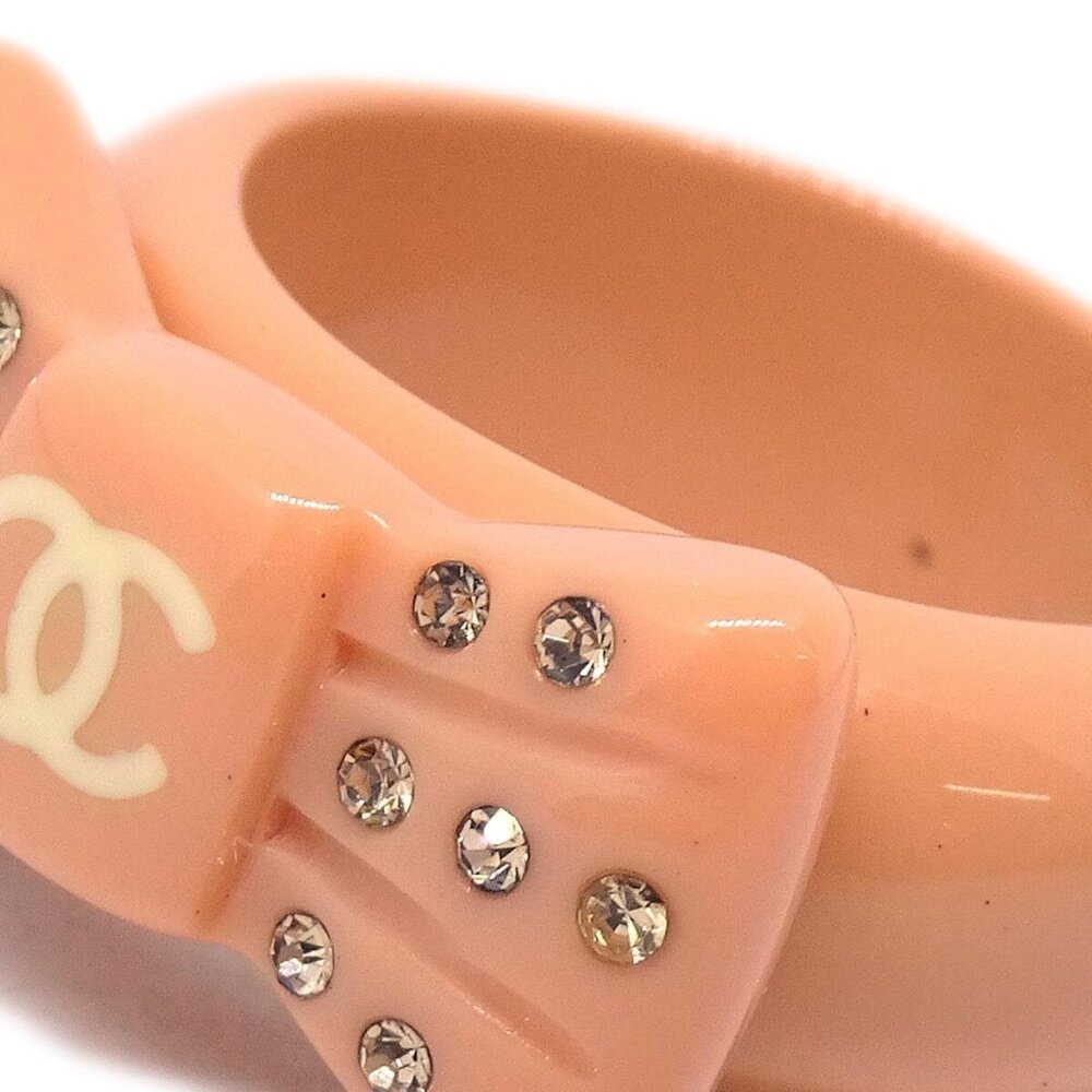 Chanel Ring Pink Acrylic Rhinestone - Picture 4 of 9